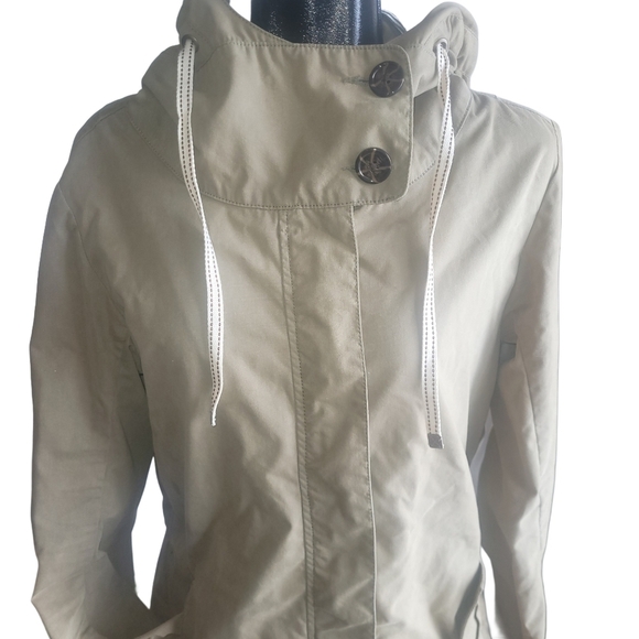 Twik Womens Tan Utility Hooded Jacket Sz.XL - Picture 2 of 7